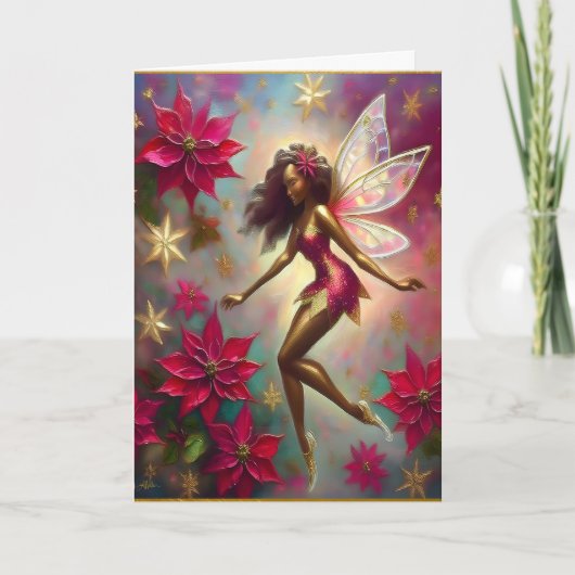 Weihnachtsmannschaft - Braun Naturhaar Karte (Vorderseite)