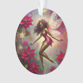 Weihnachtsmannschaft - Braun Naturhaar Ornament (Vorderseite)