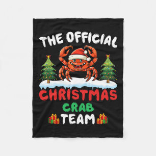 Weihnachtsmannschaft - Crab Tragen Weihnachtsmannm Fleecedecke