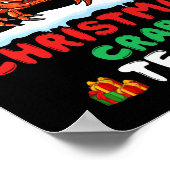 Weihnachtsmannschaft - Crab Tragen Weihnachtsmannm Poster (Ecke)