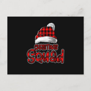 Weihnachtsmannschaft Familien-Gruppen-Matching Lus Einladungspostkarte
