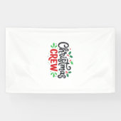 Weihnachtsmannschaft Festliche Feiertage Banner (Horizontal)