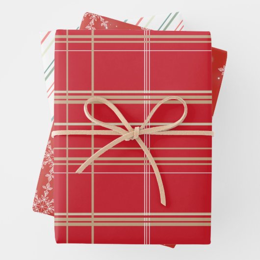 Weihnachtsmannschaft Geschenkpapier Set (Beispiel)