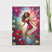 Weihnachtsmannschaft - Hellbraune Haare Karte (Vorderseite)