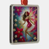 Weihnachtsmannschaft - Hellbraune Haare Ornament Aus Metall (Rechts)