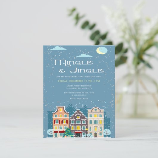 Weihnachtsmannschaft Karte (Stehend Vorderseite)