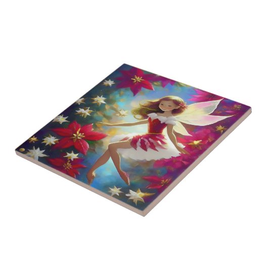 Weihnachtsmannschaft - Kupfer Ingwer Haar Fliese (Seite)