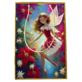 Weihnachtsmannschaft - Kupfer Ingwer Haar Mittlere Geschenktüte (Vorderseite)