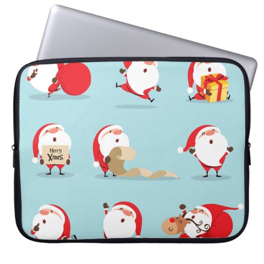 Weihnachtsmannschaft. Laptopschutzhülle (Vorderseite)