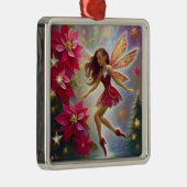 Weihnachtsmannschaft - Light Auburn Hair Ornament Aus Metall (Rechts)