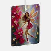 Weihnachtsmannschaft - Light Auburn Hair Ornament Aus Metall (Vorderseite Rechts)