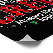 Weihnachtsmannschaft Lustig Gemeinsame Erinnerunge Poster (Ecke)