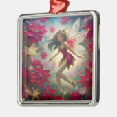 Weihnachtsmannschaft - Mittelbraune Haare Ornament Aus Metall (Links)