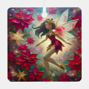 Weihnachtsmannschaft - Mittelbraune Haare Ornament Aus Metall