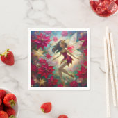 Weihnachtsmannschaft - Mittelbraune Haare Serviette (Beispiel)