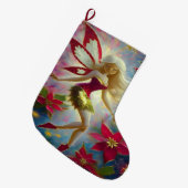 Weihnachtsmannschaft - Platinum Blonde Hair Großer Weihnachtsstrumpf (Vorderansicht (hängend))