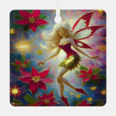 Weihnachtsmannschaft - Platinum Blonde Hair Ornament Aus Metall (Vorderseite)