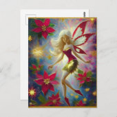 Weihnachtsmannschaft - Platinum Blonde Hair Postkarte (Vorne/Hinten)