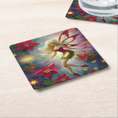 Weihnachtsmannschaft - Platinum Blonde Hair Rechteckiger Pappuntersetzer (angewinkelt)