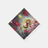 Weihnachtsmannschaft - Platinum Blonde Hair Serviette (Ecke)