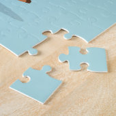 Weihnachtsmannschaft. Puzzle (Seite)