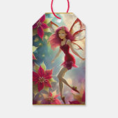Weihnachtsmannschaft - Rose Rotes Haar Geschenkanhänger (Rückseite)