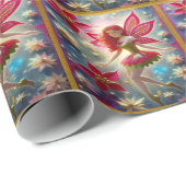 Weihnachtsmannschaft - Rotes Haar Geschenkpapier (Rolleneckpunkt)