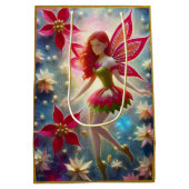 Weihnachtsmannschaft - Rotes Haar Mittlere Geschenktüte (Rückseite)