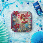 Weihnachtsmannschaft - Rotes Haar Pappteller (Party)