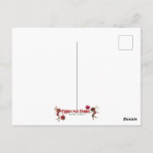 Weihnachtsmannschaft - Rotes Haar Postkarte (Rückseite)