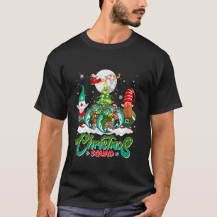 Weihnachtsmannschaft Santa Rentier Drei Xmas Lachs T-Shirt