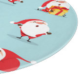 Weihnachtsmannschaft. Schneidebrett (Ecke)
