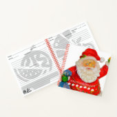 Weihnachtsmannschaft Weihnachts-Abendessen Rezepte Notizblock (Innenseite)