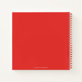 Weihnachtsmannschaft Weihnachts-Abendessen Rezepte Notizblock (Rückseite)