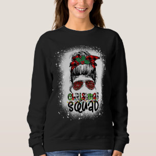 Weihnachtsmannschaft Xmas Baumlichter Leopard Unor Sweatshirt