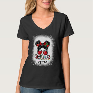 Weihnachtsmannschaft Xmas Baumlichter Leopard Unor T-Shirt