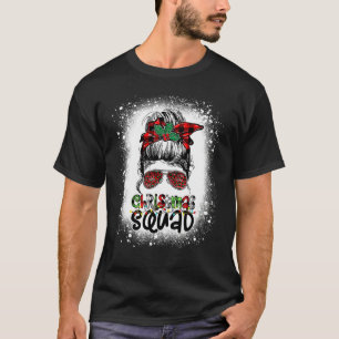 Weihnachtsmannschaft Xmas Baumlichter Leopard Unor T-Shirt