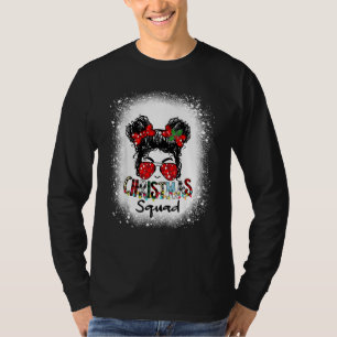 Weihnachtsmannschaft Xmas Baumlichter Leopard Unor T-Shirt