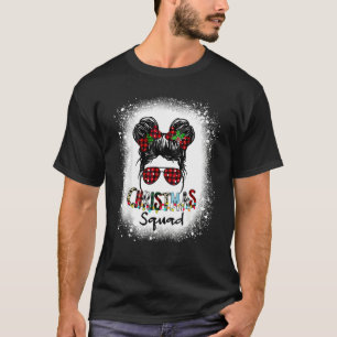 Weihnachtsmannschaft Xmas Baumlichter Leopard Unor T-Shirt
