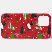 Weihnachtsmäntel Dackel Case-Mate iPhone Hülle (Rückseite (Horizontal))