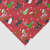 Weihnachtsmäntel Dackel Seidenpapier (Ausschnitt)