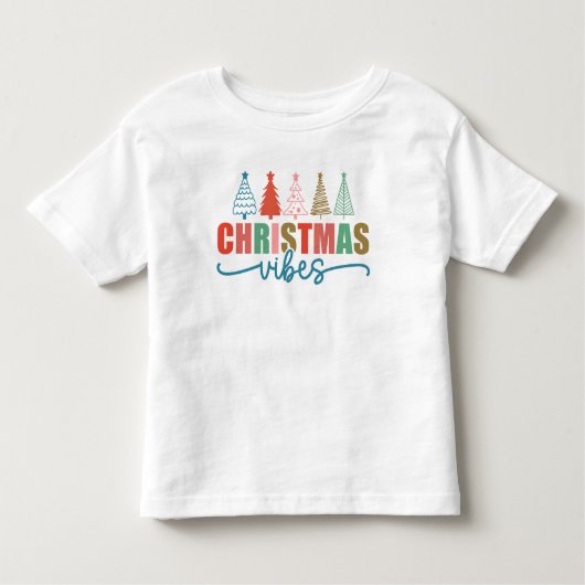 Weihnachtsmäntel - farbenfrohe Urlaubsmuster Kleinkind T-shirt (Vorderseite)