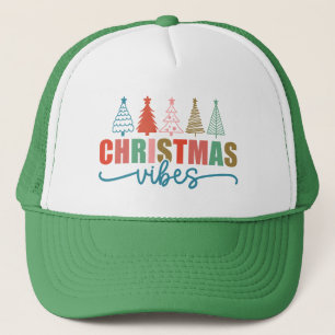 Weihnachtsmäntel - farbenfrohe Urlaubsmuster Truckerkappe