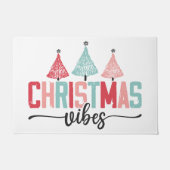 Weihnachtsmäntel - festes Baumdesign Fußmatte (Vorderseite)