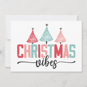 Weihnachtsmäntel - festes Baumdesign Karte