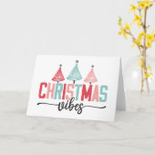 Weihnachtsmäntel - festes Baumdesign Karte (Gelbe Blume)