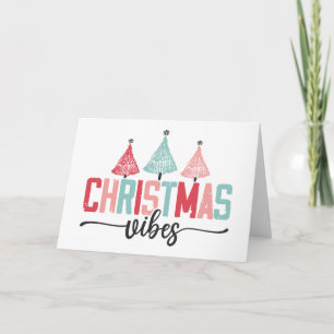Weihnachtsmäntel - festes Baumdesign Karte
