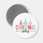 Weihnachtsmäntel - festes Baumdesign Magnet (Vorderseite/Rückseite)