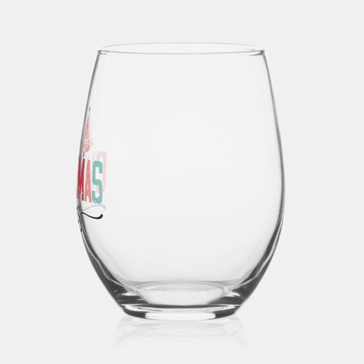 Weihnachtsmäntel - festes Baumdesign Weinglas Ohne Stiel (Links)