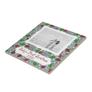 Weihnachtsmäntel, personalisierte Foto Fliese